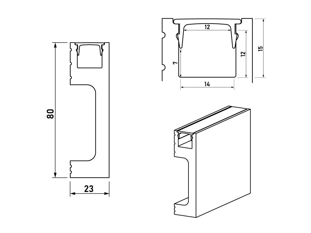 IL10 BLACK WALLSTYL® SKIRTINGS - Image 3