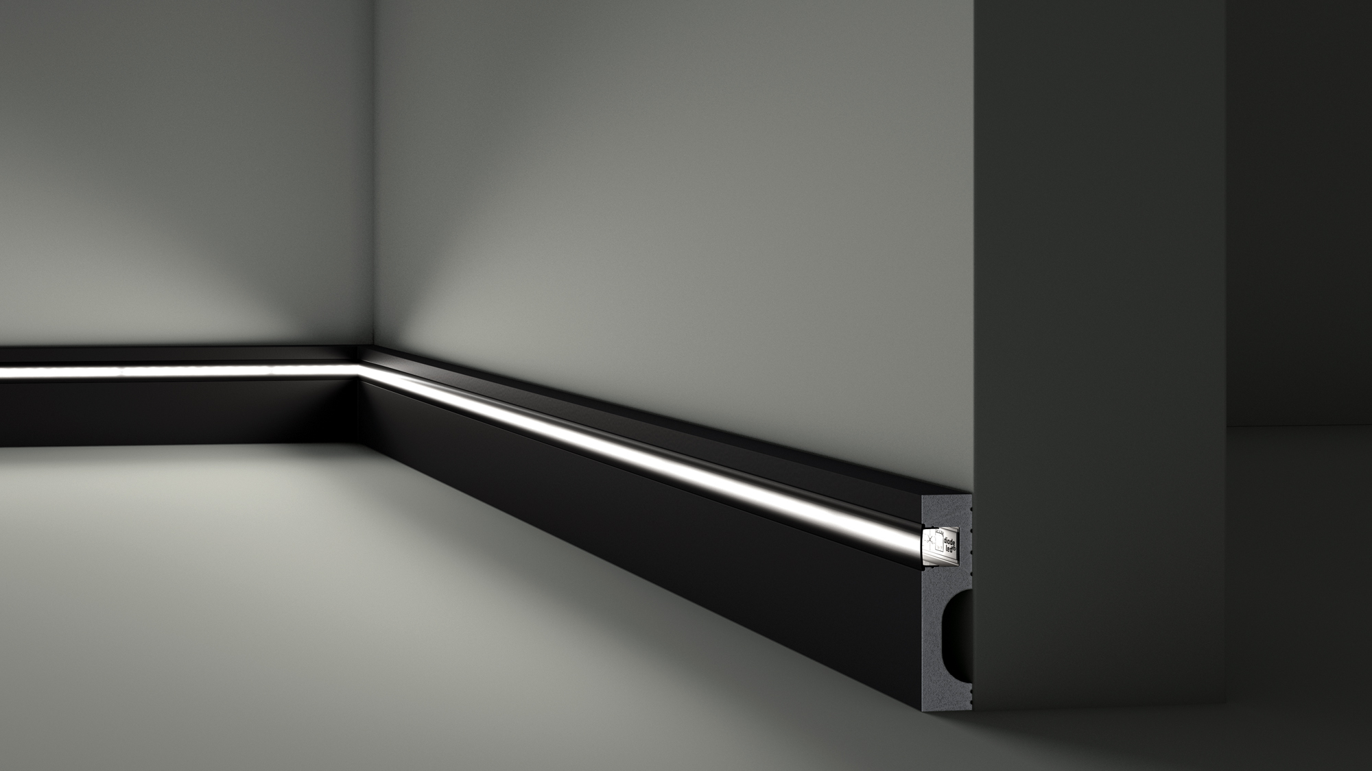 IL11 BLACK WALLSTYL® SKIRTINGS